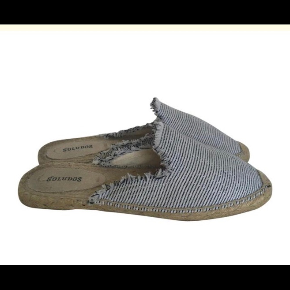 SOLUDOS Espadrille Mules / Size 8